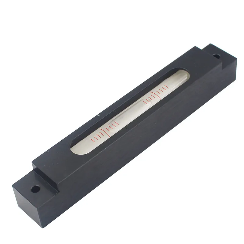 HACCURY Metal Mini Spirit Level Bubble Long Strip Ruler Machine installation tool 4“/2mm(0.02mm/m) | Инструменты