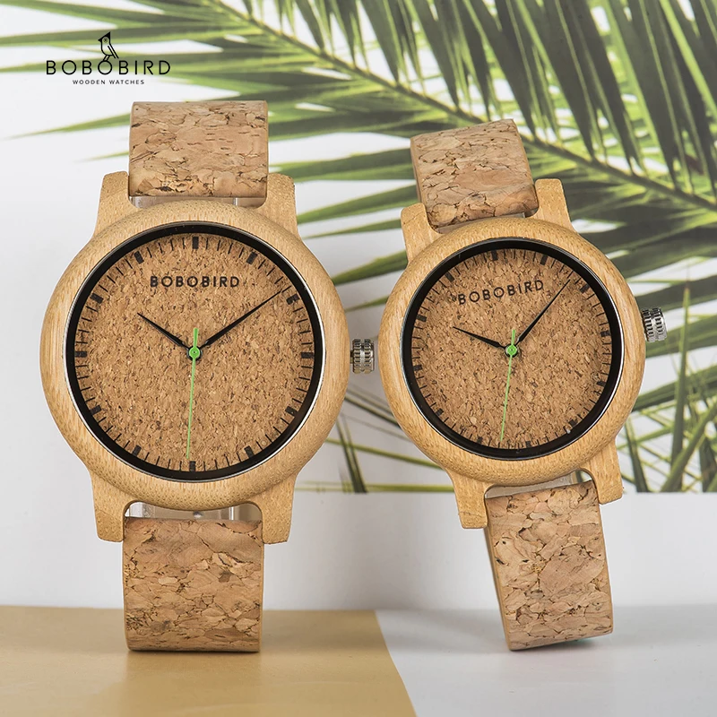 BOBO BIRD Couple Watch Wood Simple Classic Lover's Wrist Watches Quartz Customized Gift Lovers Anniversary Gifts Relogios | Наручные