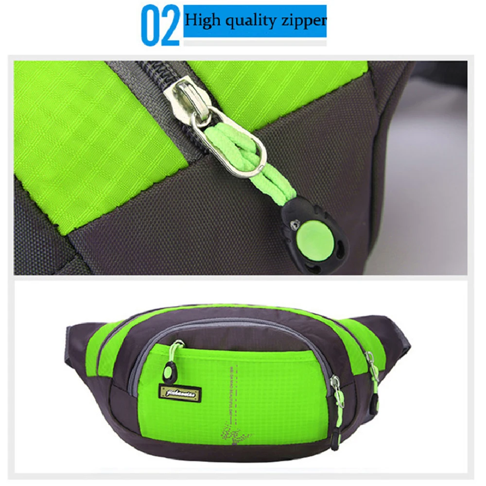 Уличные сумки для бега поясной ремень большой емкости водонепроницаемый нейлон