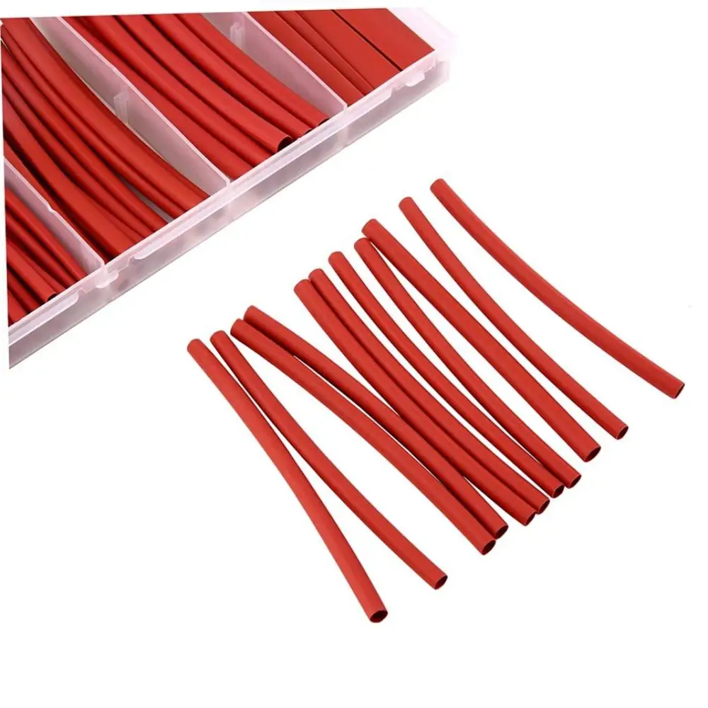 

160Pcs Polyolefin 2:1 Halogen-Free Heat Shrink Tube Sleeving 6 Size 100mm