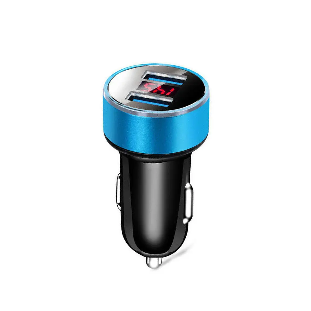 

12-24V USB Quick ChargeCar Charger Voltage Display Splitter Cigarette Lighter Socket QC 3.0 Charger in Car Adapter Accessories