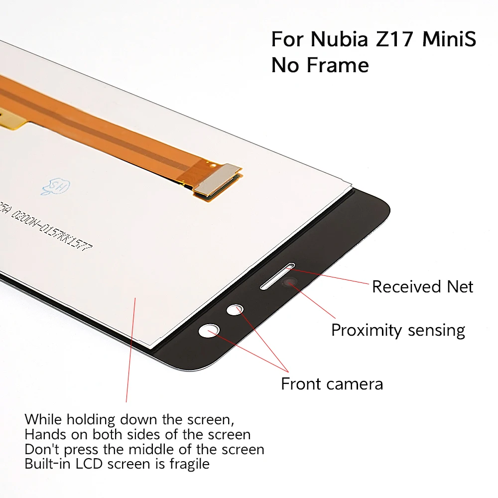 original 5 2 zte nubia z17 mini s nx589j lcd display touch screen digitizer assembly for z17 minis nx589h display replacement free global shipping