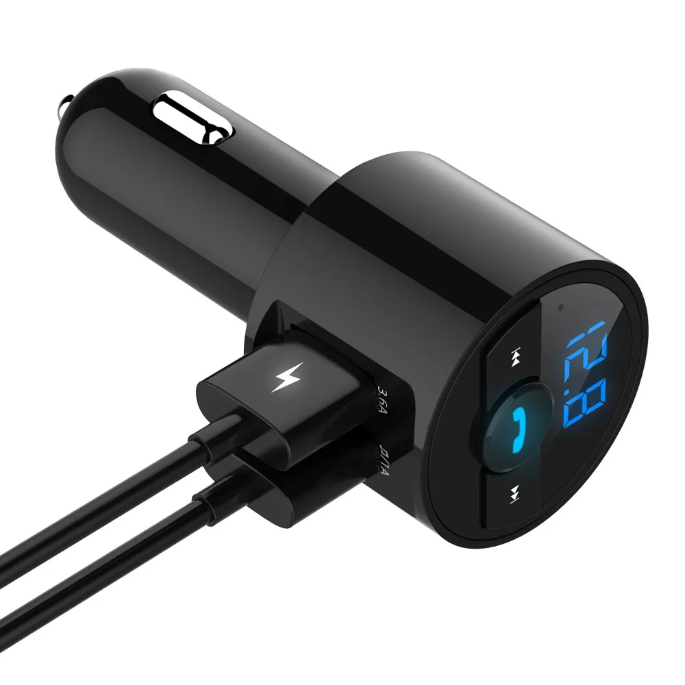 Bluetooth 4 2 версия автомобильный набор свободные руки MP3 Беспроводной FM передатчик