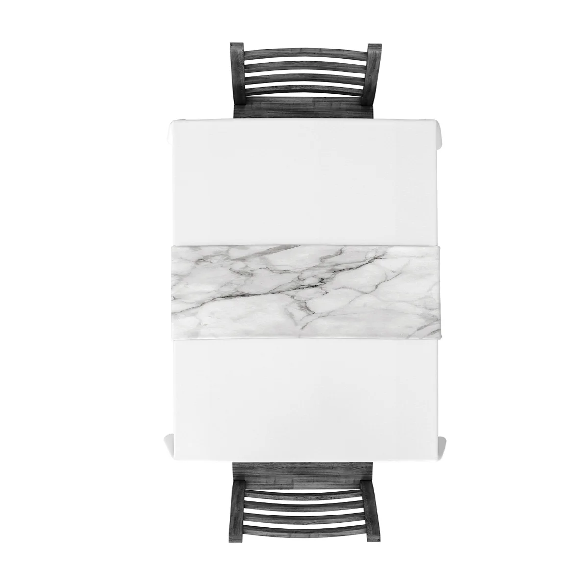 Белые мраморные бегуны для стола украшения дома вечерние свадебные