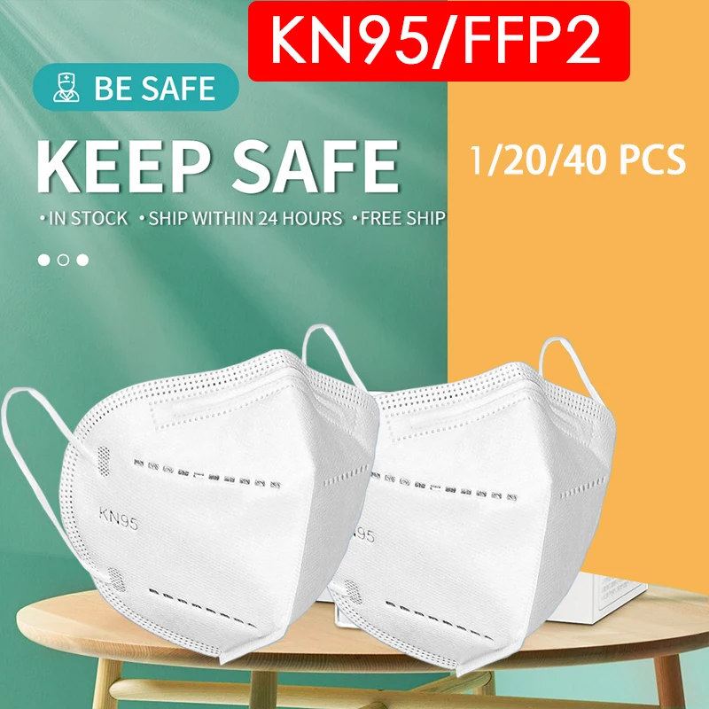 5 слоев KN95 одноразовая маска Анти респиратор pm2.5 уход за кожей лица для полости