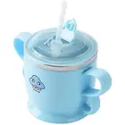 1 шт. мерная соломенная чашка молочная чашка со шкалой детская чашка для воды из нержавеющей стали для дома, кухни, детей