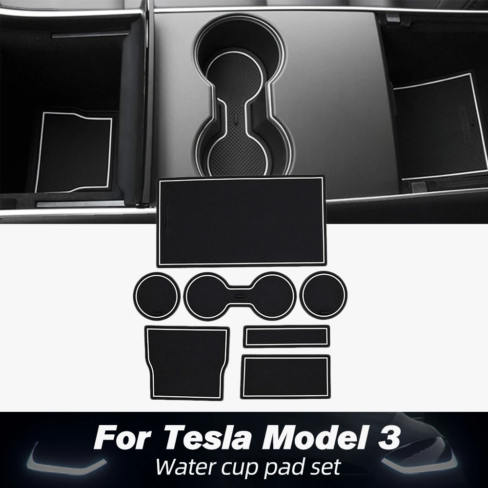 TEY 7 шт./компл. для Tesla Model Three автомобильные аксессуары прокладка гнезда двери