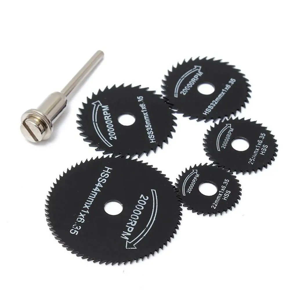 

7Pcs Hss High Speed Steel Circular Saw Blade Mini Saw Blade Mini Woodworking Metal Cutting Blade Electric Grinder Slice