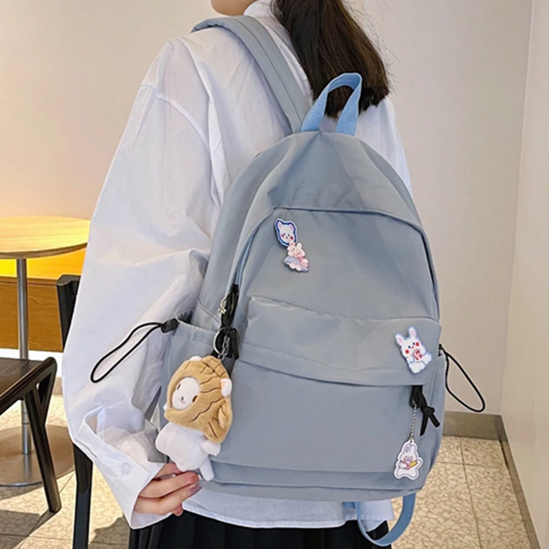 

EST 2021 Kawaii Backpack for Women Shoulders bag For Girls Teenager Large Waterproof Arclic Rabbit Cute Mochilas Travel Book bag
