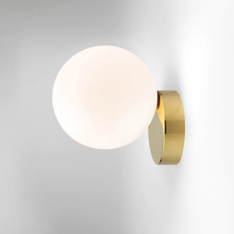 

modern wall lamp bedroom light glass ball corridor bedroom living room home deco wall lights for home