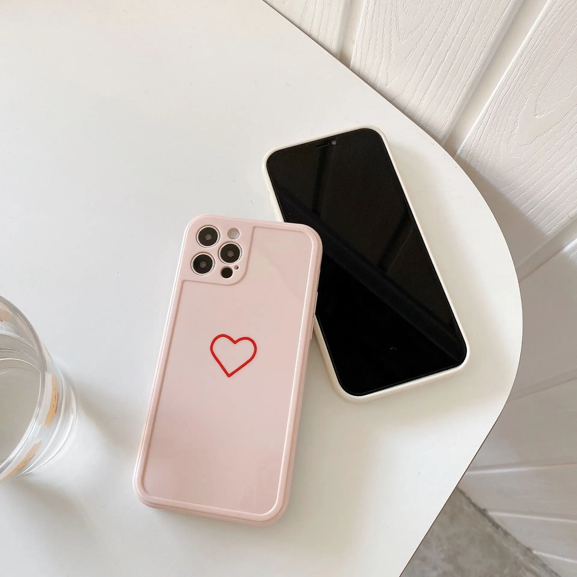 

Love Cute Silicone Soft Phone Case For iPhone 7 8 Plus 2020 SE 7Plus 8Plus X XR XS Max 11 11Pro Max 12 12Pro Max Pro Mini Case