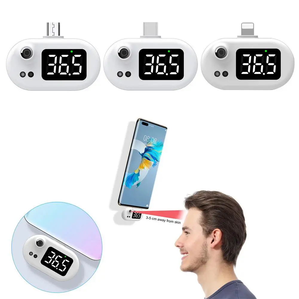 

Термометр детский Бесконтактный с USB-портом и ЖК-дисплеем