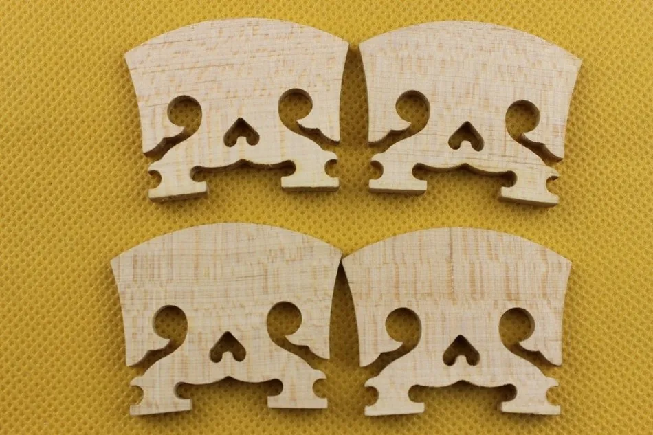 

20 pcs high quality baroque style 4/4 violin bridges maple wood