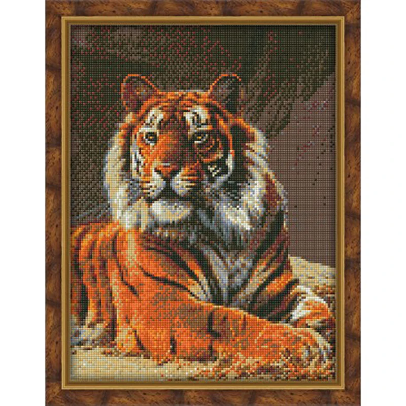 5D DIY алмазная живопись Животные тигр полный квадрат/круглая дрель вышивка