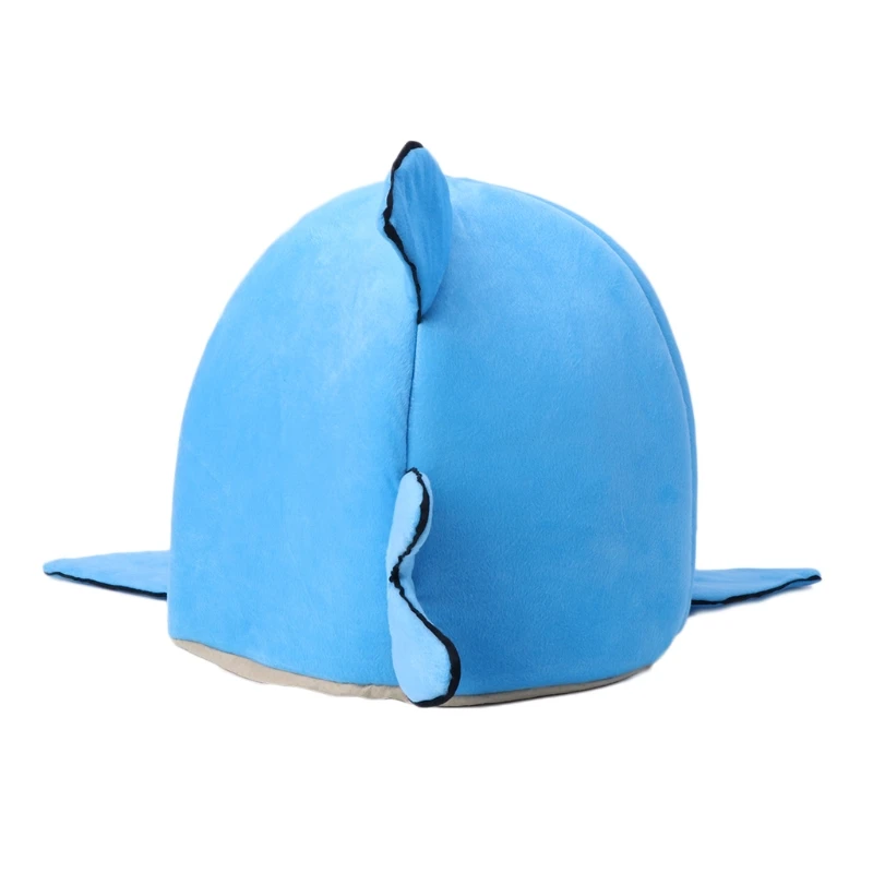 

Shark Mouth Teddy Pet Dog Cat Bed House Doggy Puppy Warm Kennel Cushion Pad New LX9C