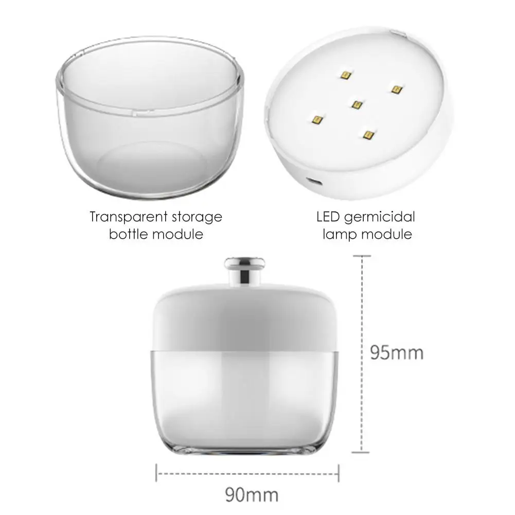 

5W Portable Baby Bottle Nipples Sterilizer 99% UVC LED Sterilizer Easy To Carry For Disinfection And Sterilization