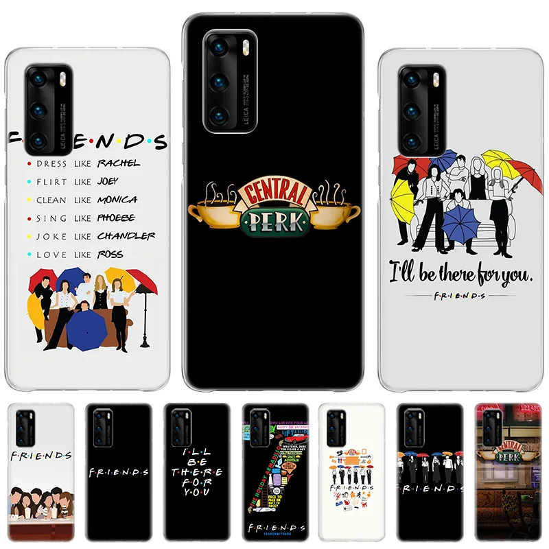 

Coffee friends Soft TPU Bumper Case For Huawei Honor 10 lite 8X 9X 20S 30S 50 Pro Mate 20 30 40 Pro Protect Phone Cover