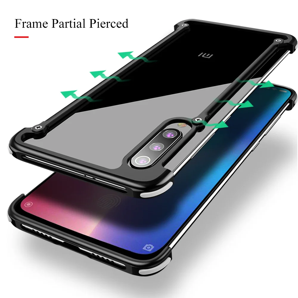OATSBASF Роскошный металлический защитный чехол с воздушной подушкой для Xiaomi Mi 9 pro(5G)