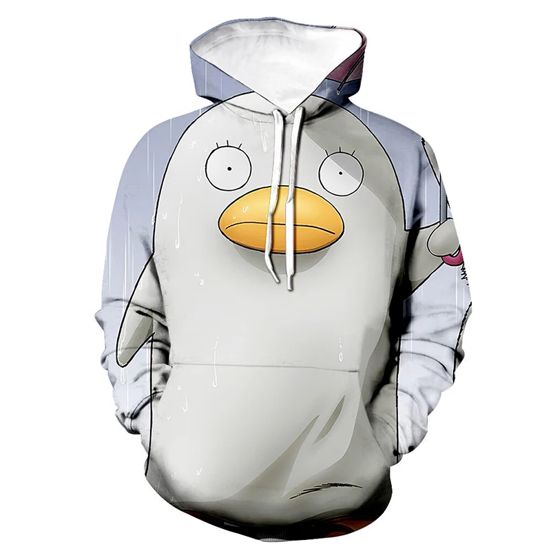 Толстовка GINTAMA с 3D принтом для мужчин и женщин Повседневная модная уличная одежда