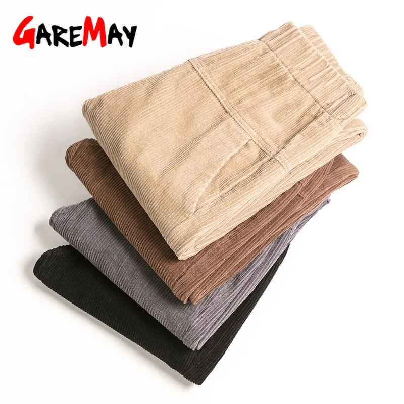 Женские штаны модные женские повседневные шаровары с эластичной резинкой на