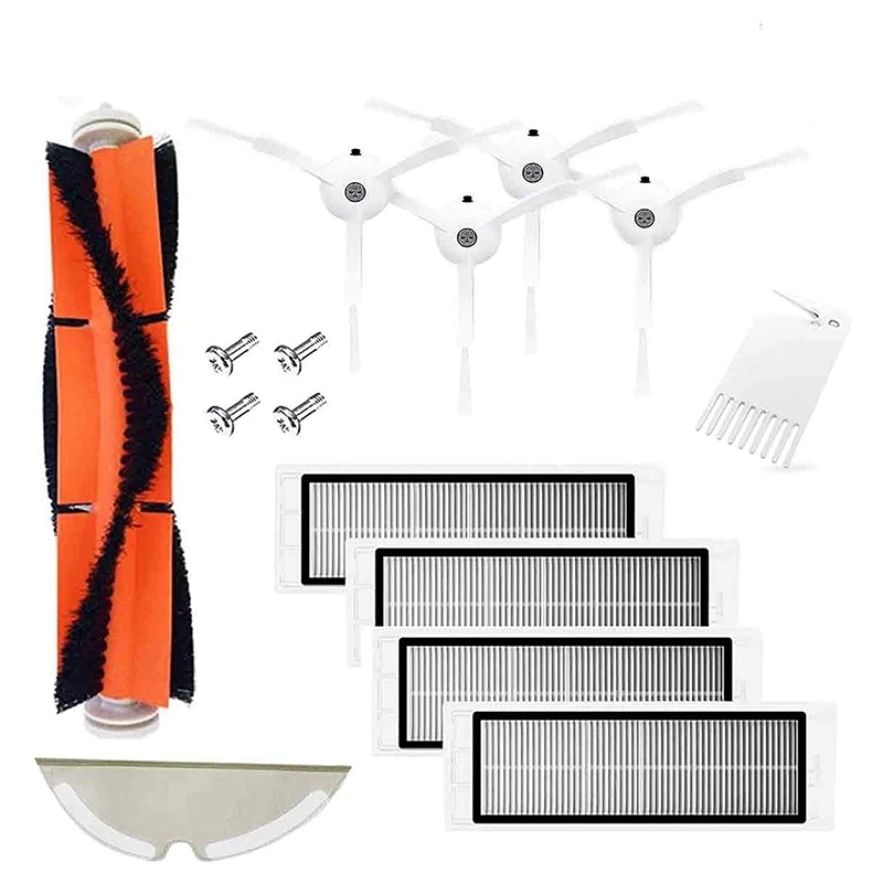 

Сменные детали для Xiaomi Roborock S50 S55 S6 S5Max, основная и боковая щетки, фильтры НЕРА, насадка на швабру, 11 шт.