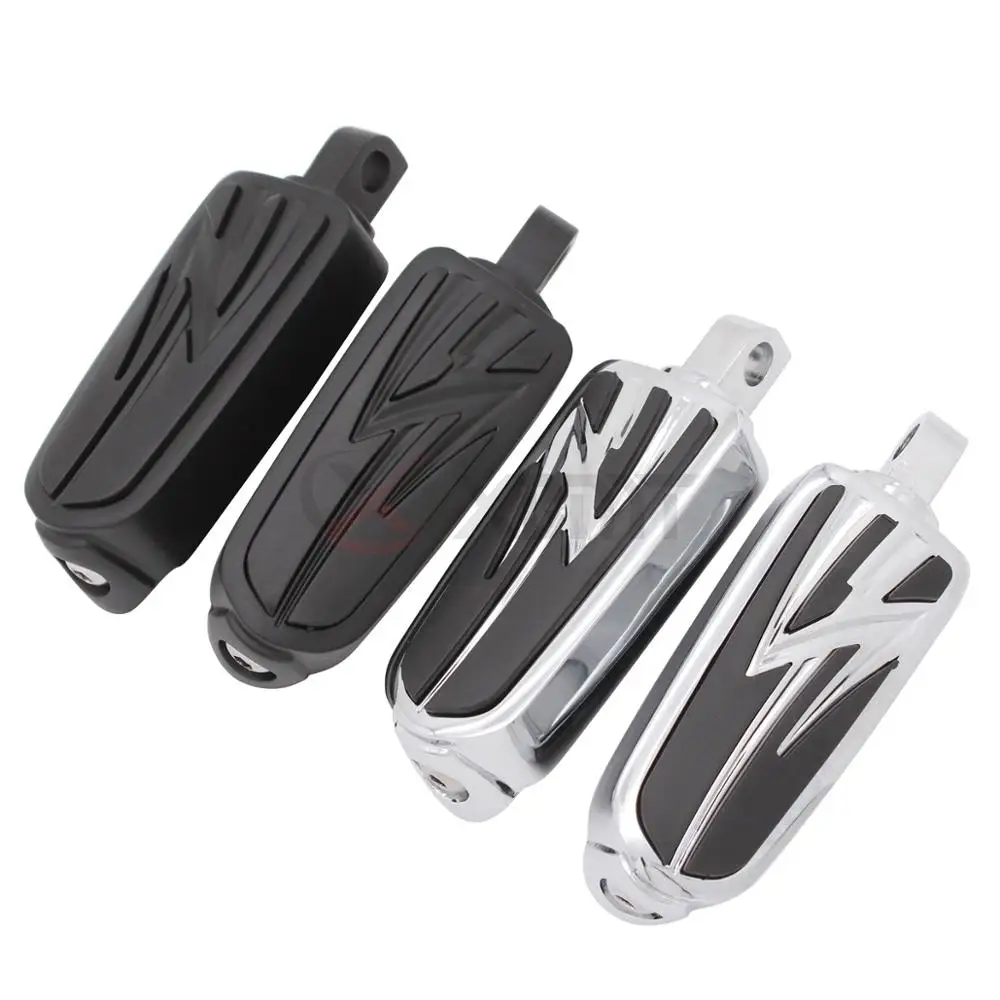 

Motorcycle Foot Pegs Footrests Footboards For Harley Iron XL 883 1200 Street 750 500 Touring Custom Dyna Softail