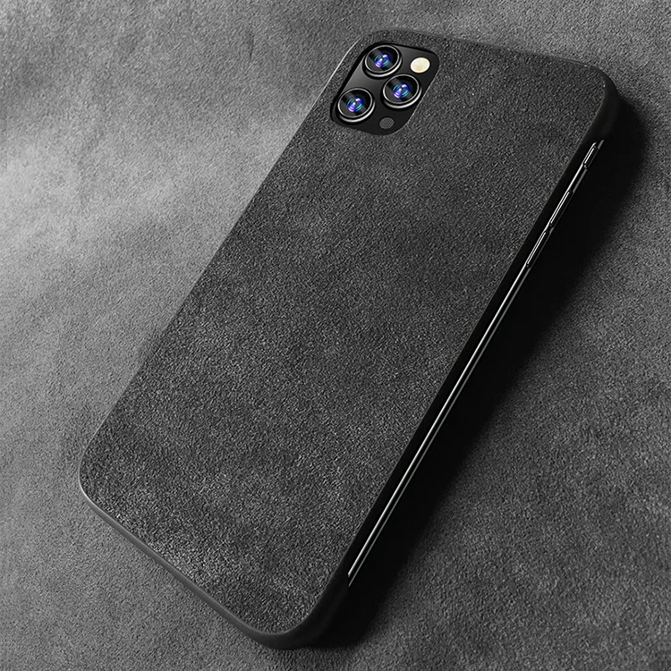 Чехол для телефона без полей iPhone 11 Pro Max итальянский замшевый тканевый чехол 7 8 Plus X