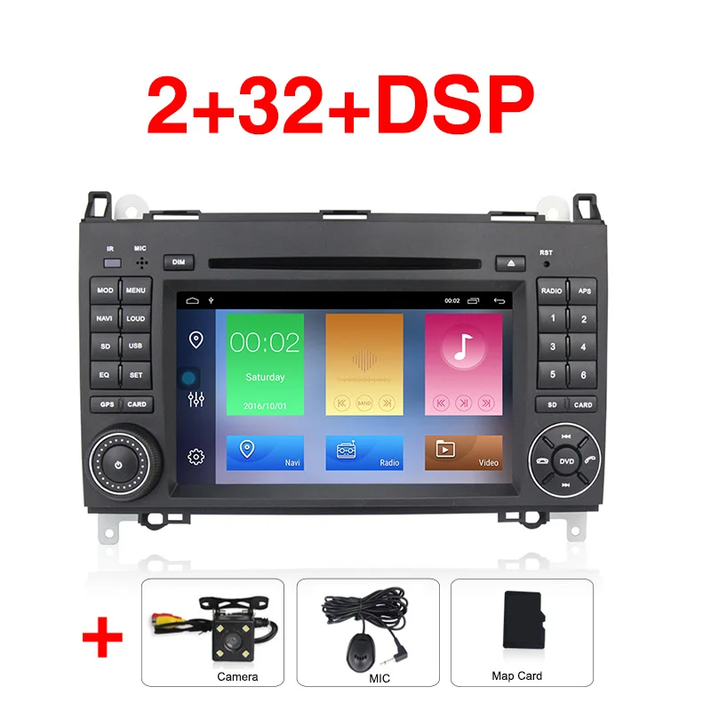 HD Android 9,1 Авто Радио автомобильный DVD gps головное устройство для Mercedes Benz B200 B класс W169 W245 Viano Vito W639 Sprinter W906 Bluetooth - Цвет: 32G