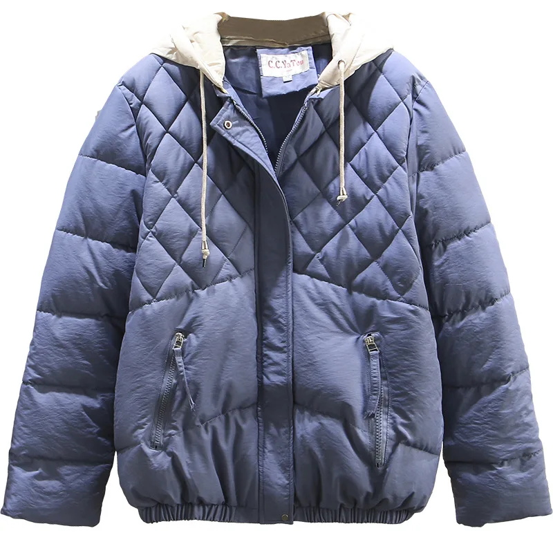 Зимние Повседневные короткие парки 2019 размера плюс модная одежда свободного