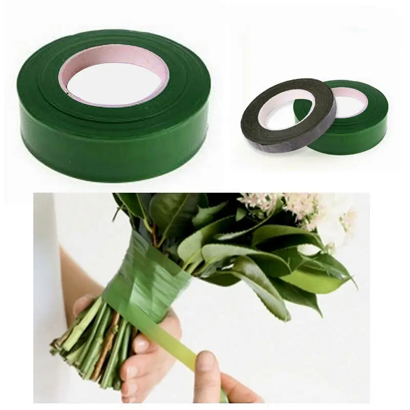 

27M/roll Floral Stem Garland Tape Flower Bouquet Wraps Decor Floral Tape DIY Adhesive Fastener Tape Florist Craft Supply
