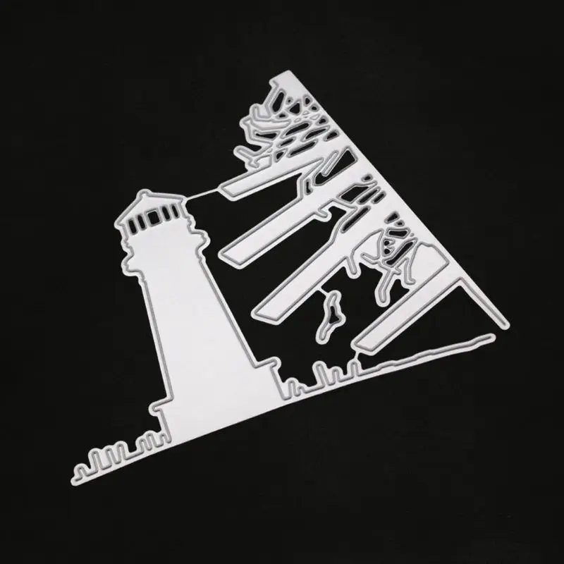

Lighthouse Metal Cutting Dies Stencil DIY Scrapbooking Album Stamp Paper Card Embossing Crafts Decor
