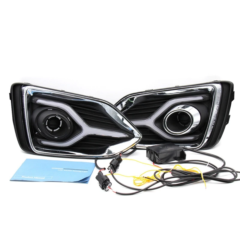 2 предмета в комплекте для Hyundai 18 акцент туман светильник дневного Автомобильный