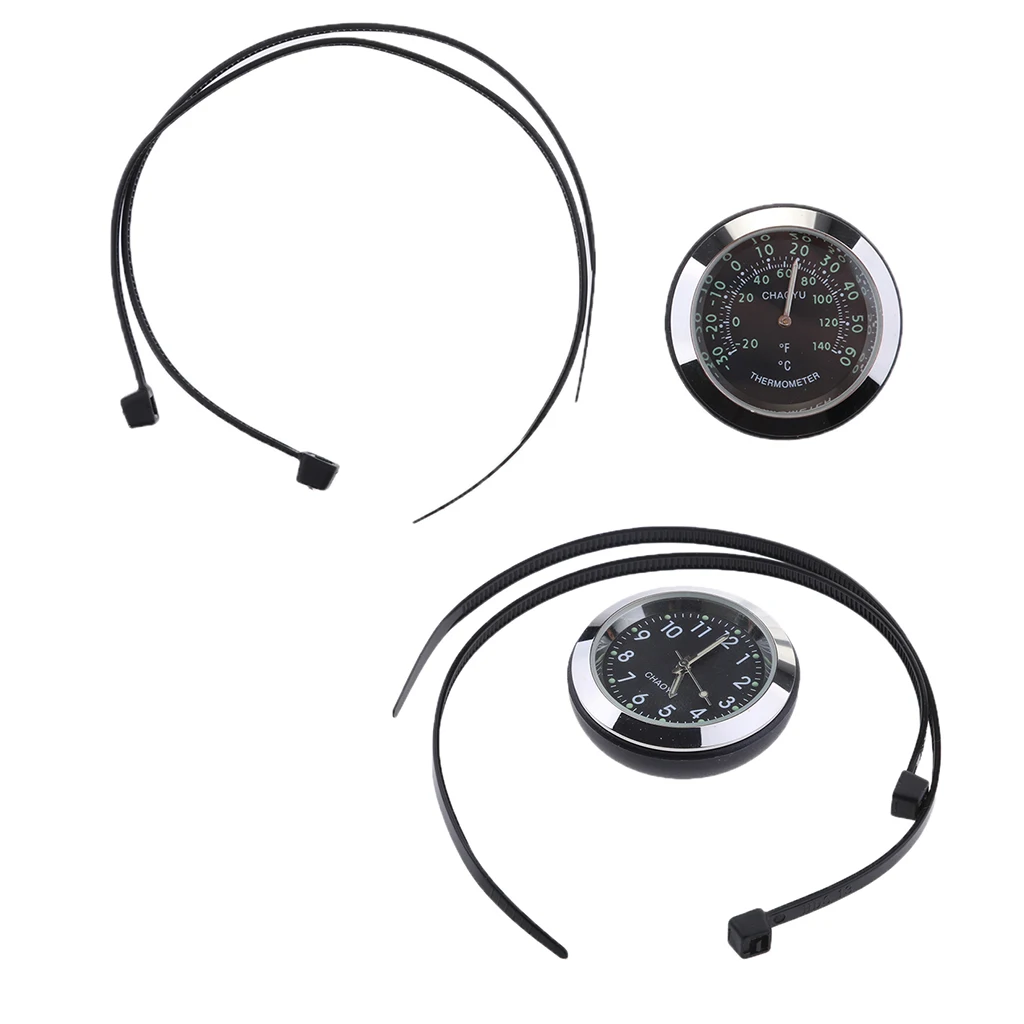 Крепление на руль часы и термометр универсальный для мотоциклов E Bikes|Измеритель