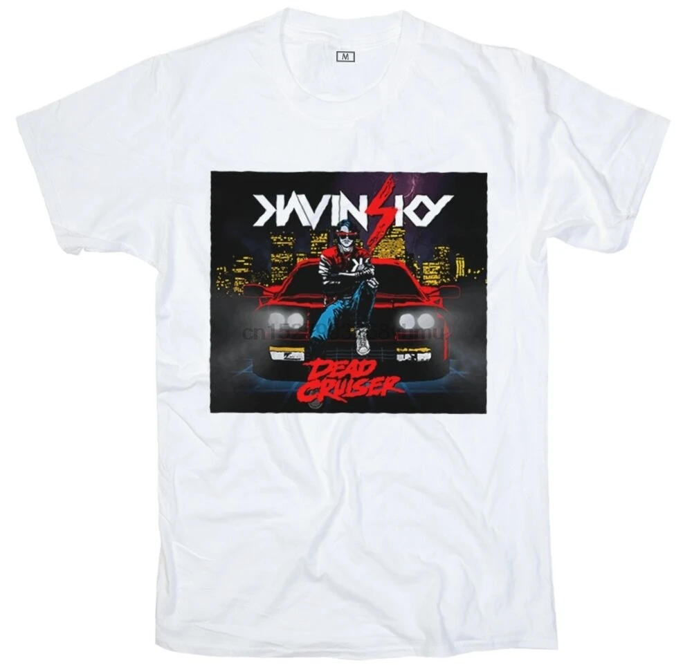 Новинка мужская и женская футболка Kavinsky Dead Cruiser для ночного вызова танцев в стиле