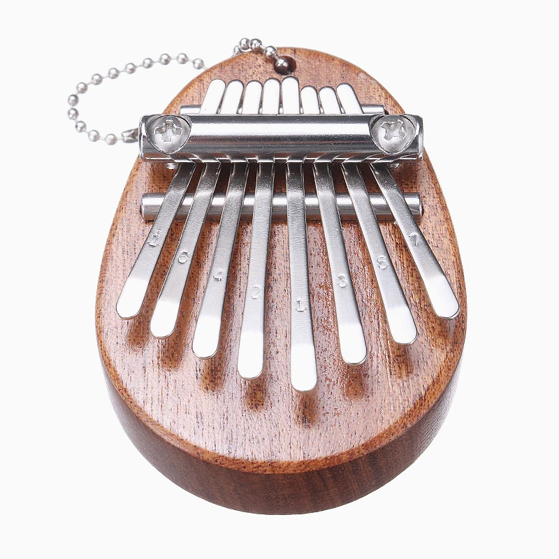 

Mayitr 8 клавиш мини Kalimba изысканный палец большой палец пианино Marimba музыкальные аксессуары кулон подарок