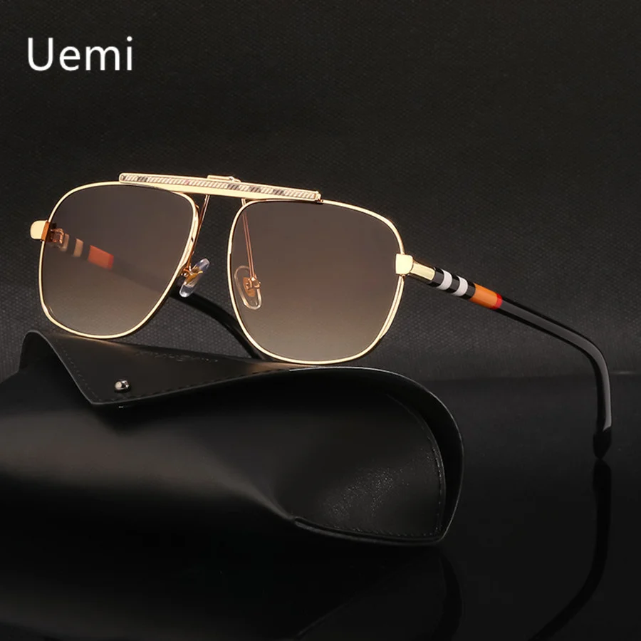 

New Fashion Retro Metal Square Sunglasses For Women Men Vintage Shading Sun Glasses Luxuxy Brand Design Mele Eyewear UV400