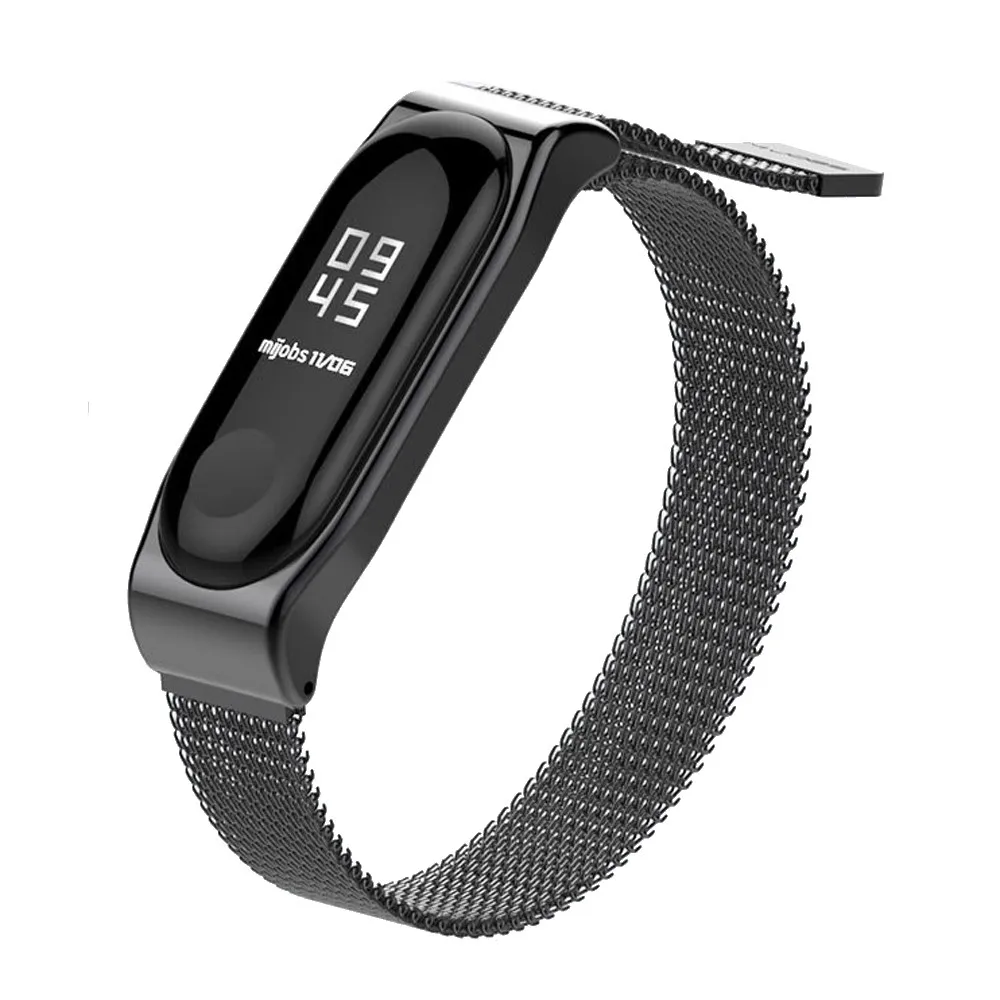 

HIPERDEAL(HIPERDEAL) Smart accessories Magnetic Stainless Steel Watchband Replacement Bracelet Strap 2020 For Xiao Mi Band 3