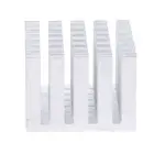 5 шт.компл. 20x20x15 мм Охлаждающий радиатор ЦП GPU IC чип алюминиевый радиатор QXNF