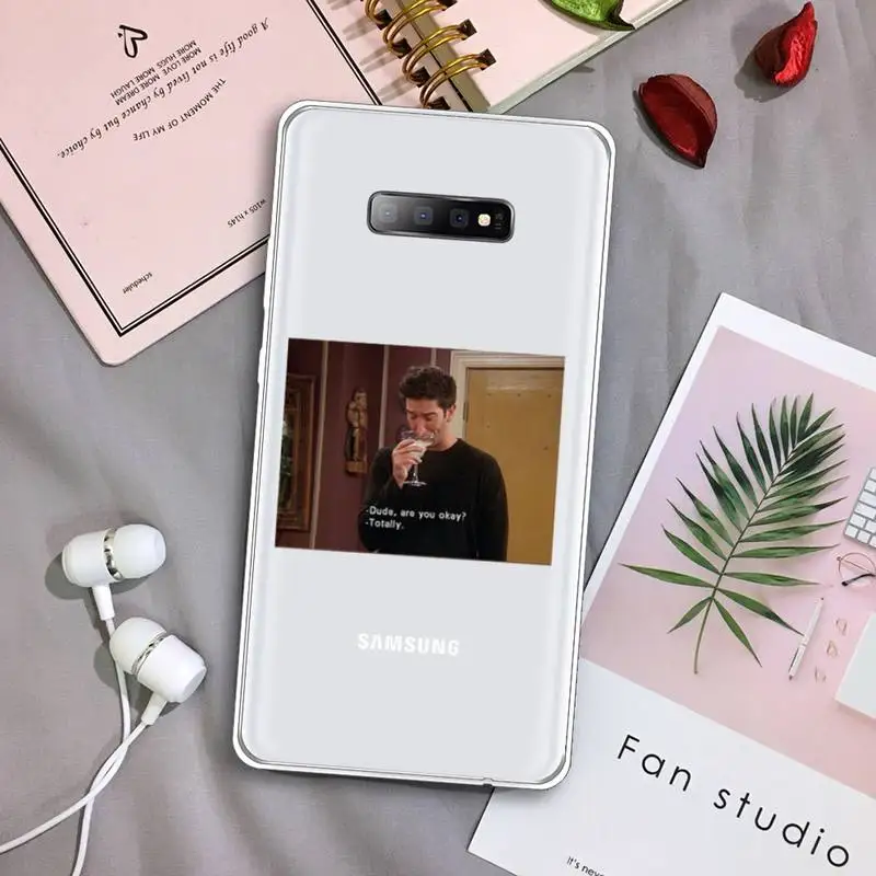 

friends TV show painting coque funny Phone Case Transparent For Samsung Galaxy A 71 21s S note 8 9 10 plus 20 ultra