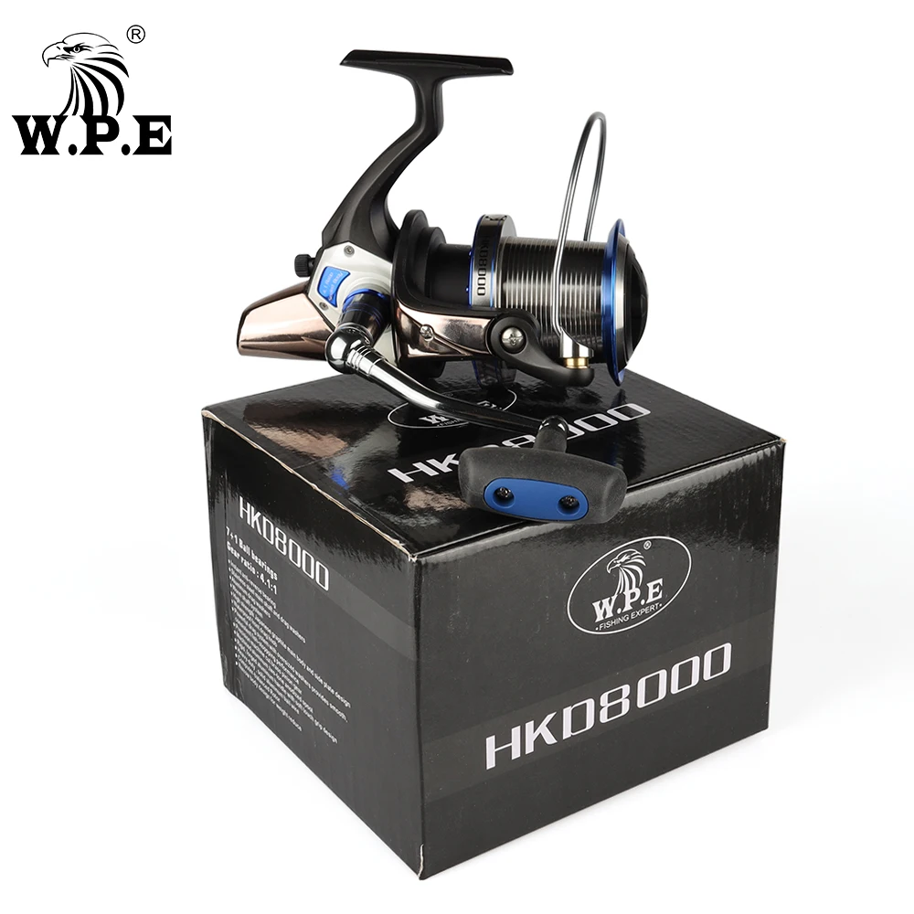 W.P.E HKD Рыболовная катушка 8000 спиннинговая 14 5 кг максимальная тяга 7 + 1