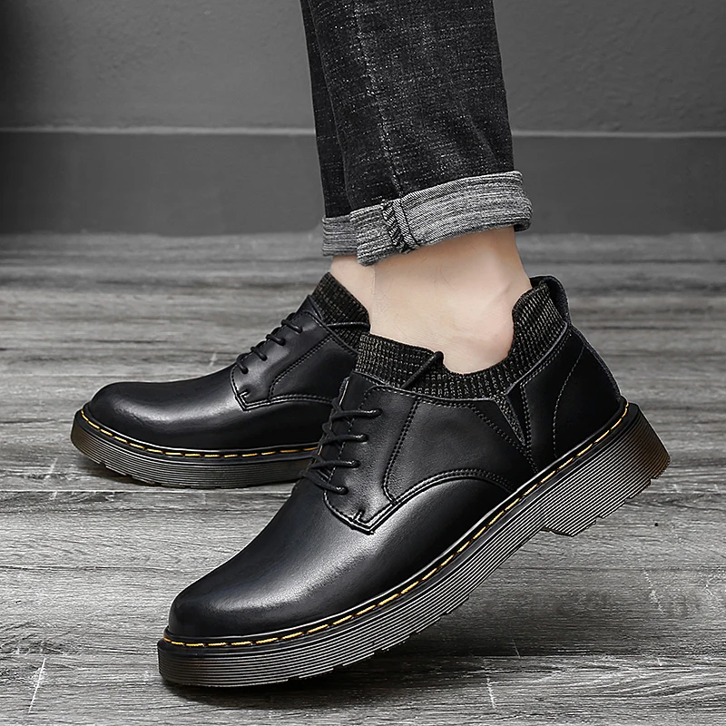 Новинка 2022 года Мужская обувь Повседневная из натуральной кожи в британском