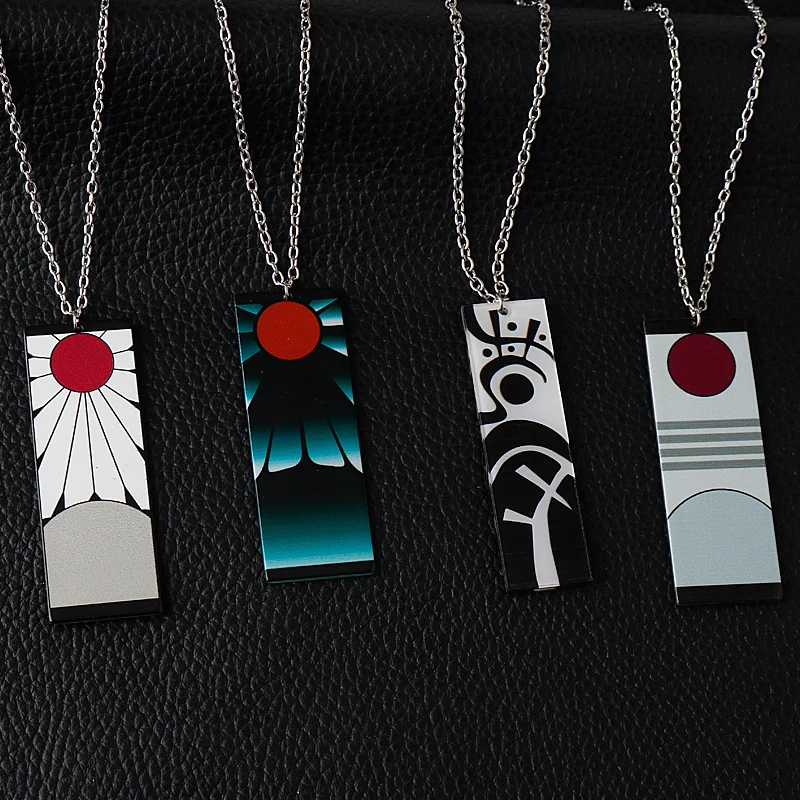 Акриловое ожерелье с подвеской в стиле аниме рассекающий демонов модный