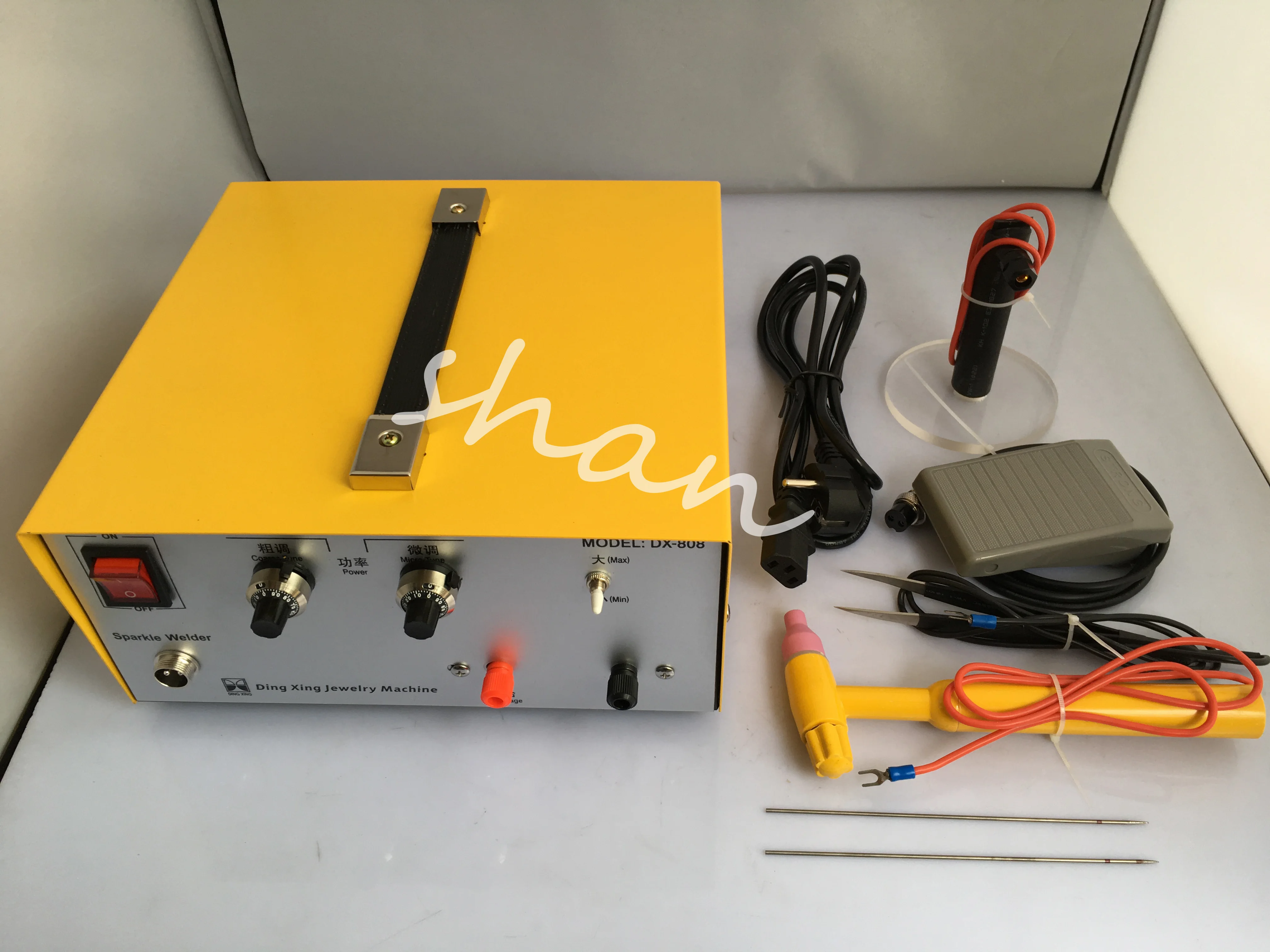 DX-80A 400W Pulse Sparkle Spot Welder Gold Silver Platinum etc. Jewelry Welding Machine+Handheld spot welding handles | Инструменты