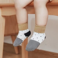 newborn baby non slip socks boys girls infant socks kids warm cotton cute short anti slip accessories