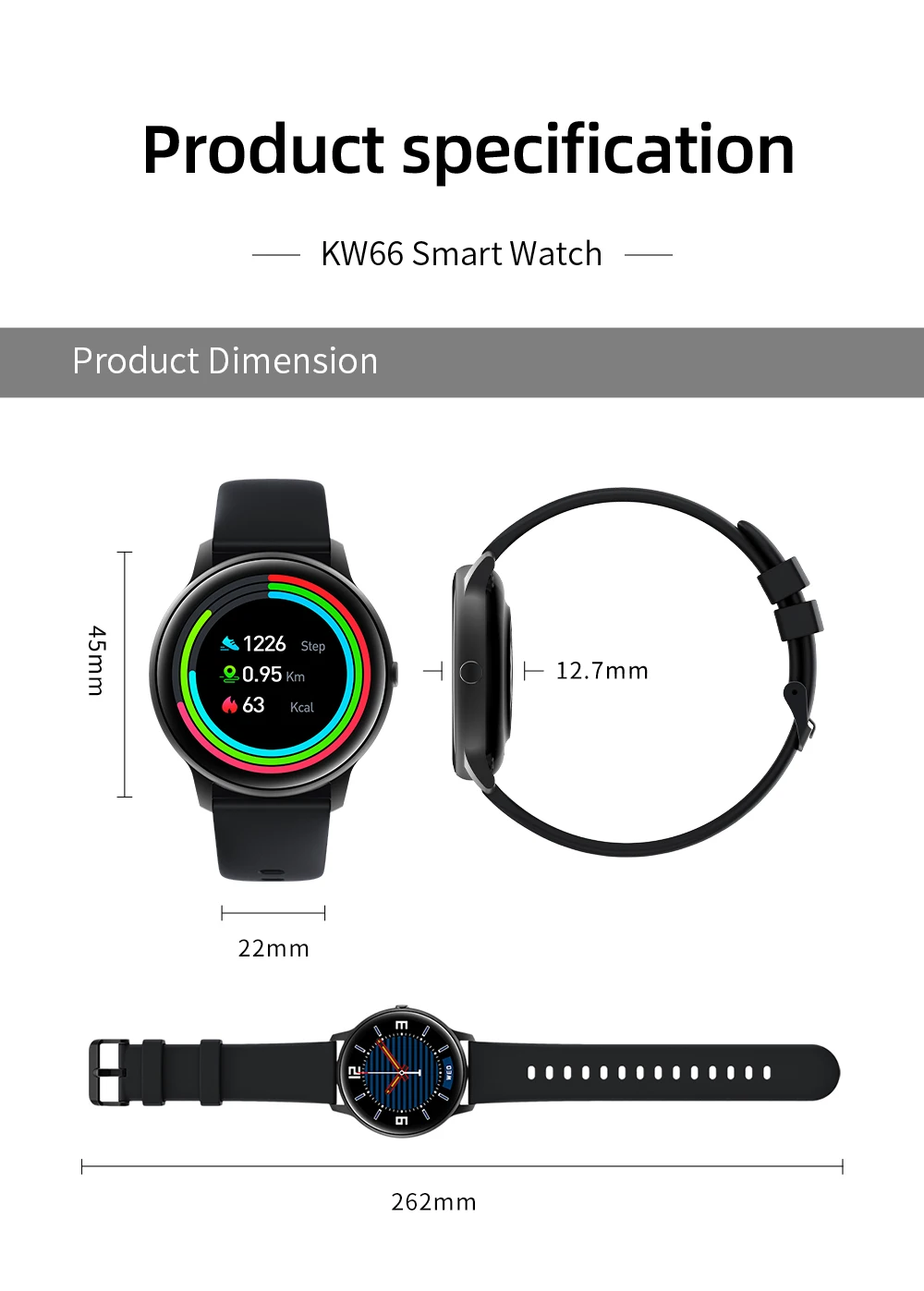 Smart Watch Часы Bluetooth 5 0 Смарт часы кровяное Давление сердечного ритма спортивный