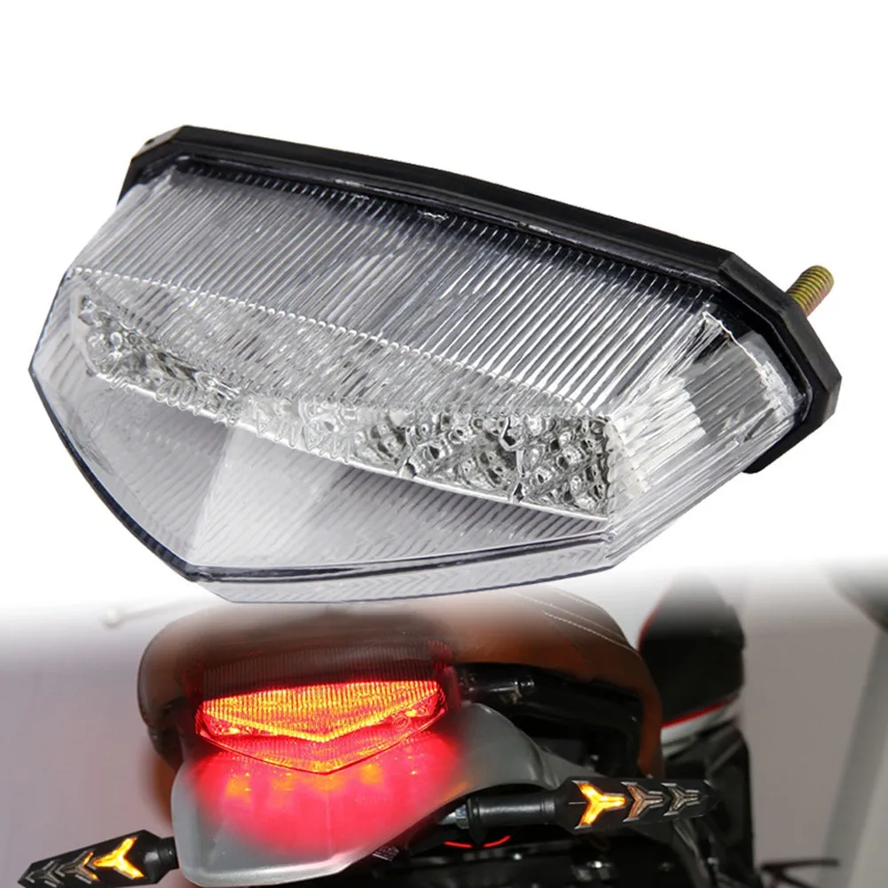 

10 LED Tail Brake Stop License Plate Light Bright Shockproof Waterproof Universal Motorcycle Bike Atv Tail Lights
