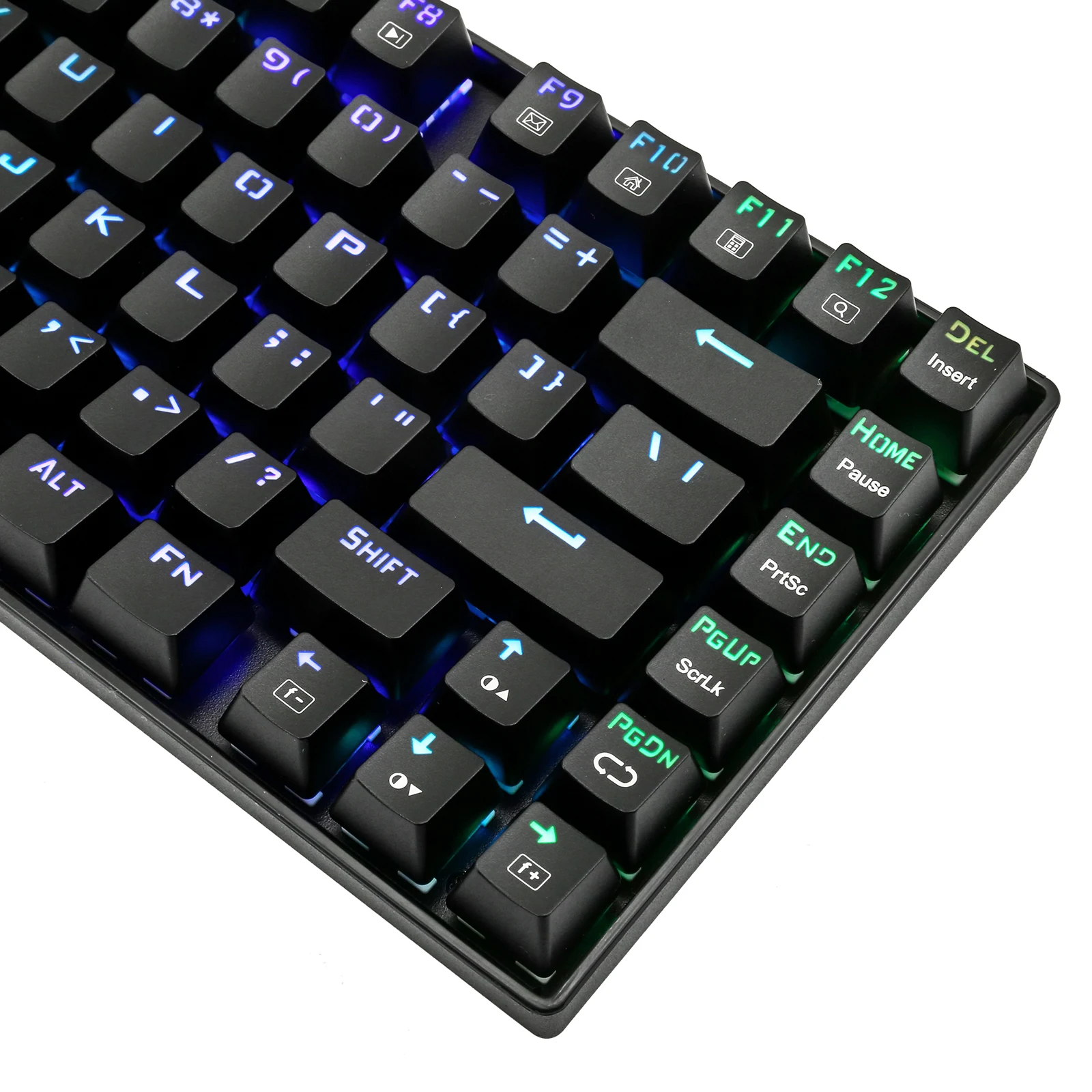 Z-88 Проводная Беспроводная Механическая игровая клавиатура 81 клавиша RGB с