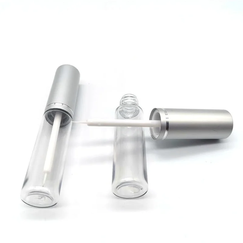 6 шт. алюминиевая крышка белая тюбик для волос и подводки для глаз 5 мл пустая бутылка для клея для искусственных ресниц для роста жидкость DIY.