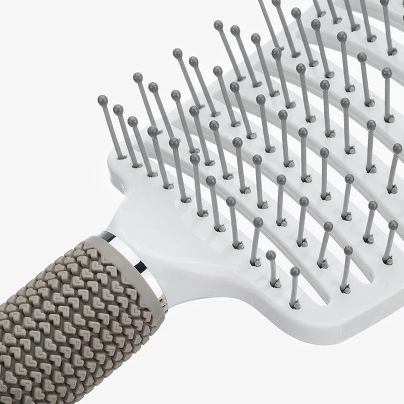 

1PC Hair Scalp Massage Comb Bristle Nylon Hairbrush Female Wet Curly Detangle Hair Brush for Salon Hairdressing Styling Tools