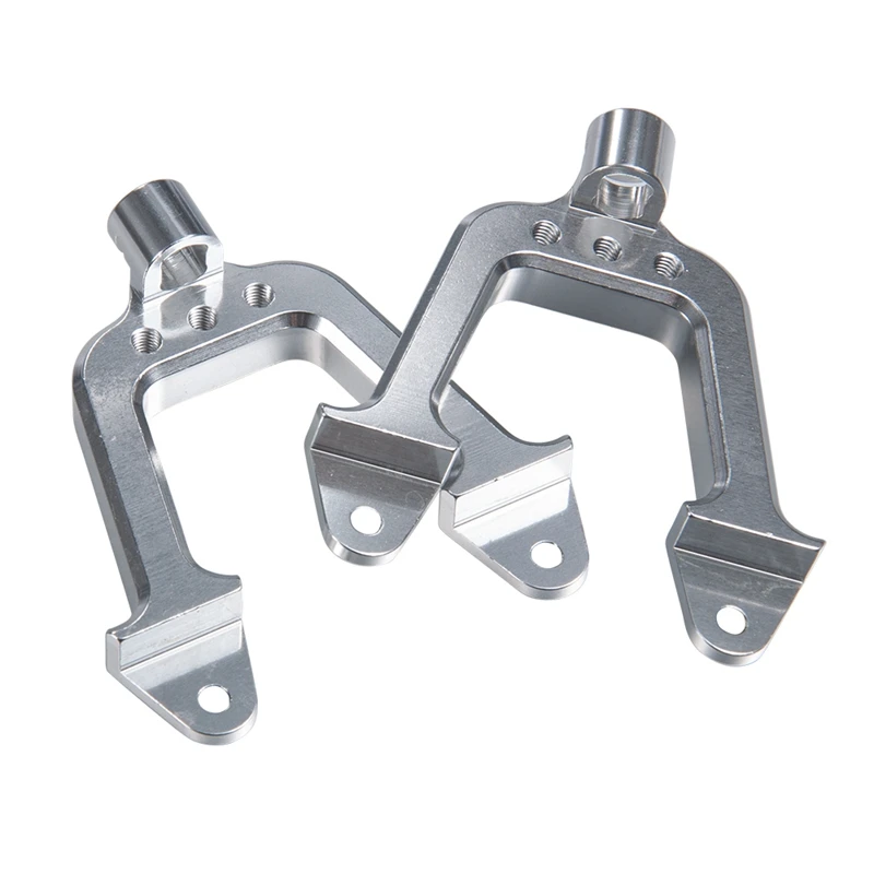 

4PCS Aluminum Alloy Front & Rear Shock Absorbers Mount Post for RC Crawler Axial SCX10 II 90046 90047 90059 90060,Silver